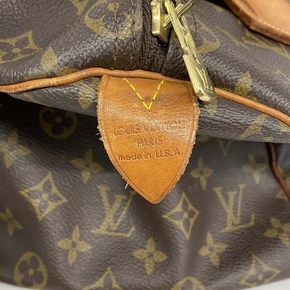 LOUIS VUITTON Brown Monogram Keepall 50 Boston Bag - Picture 5 of 13